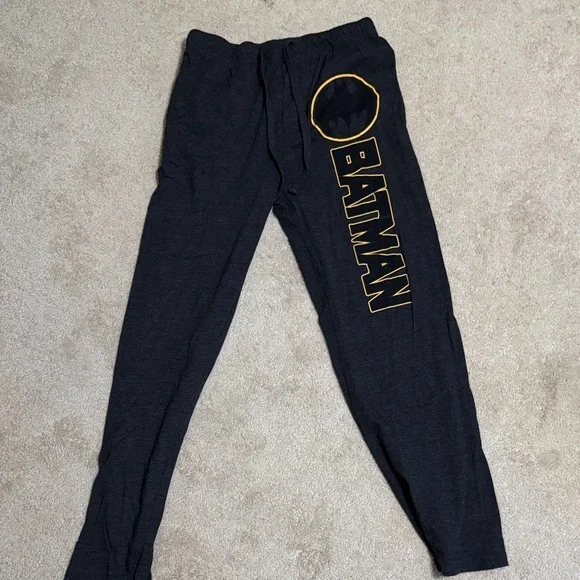 Batman Black Lounge Pants - Picture 2 of 5